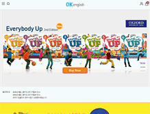 Tablet Screenshot of okenglish.co.kr